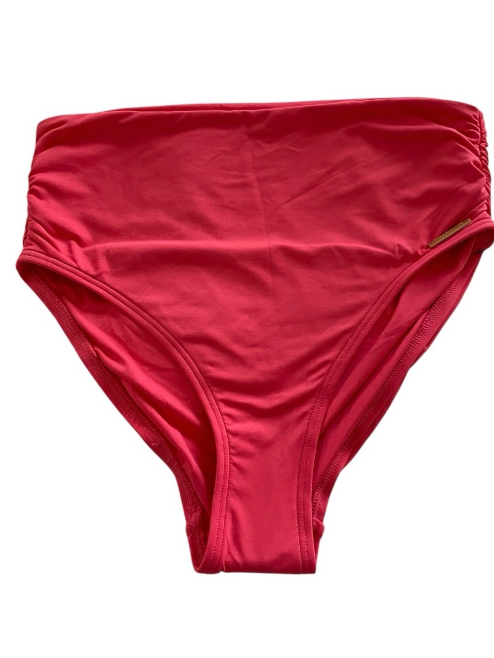 Vince Camuto Size Medium High Waisted Ruched V21282 Swim Bottoms New With Tags